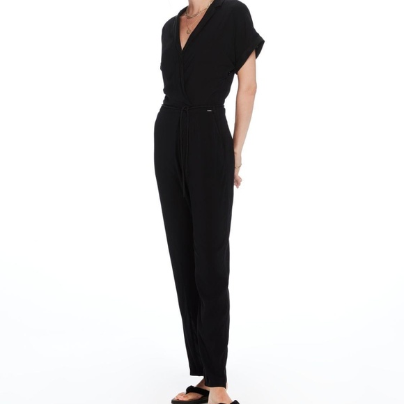 Scotch & Soda Pants - Scotch & Soda Black Jumpsuit XS
